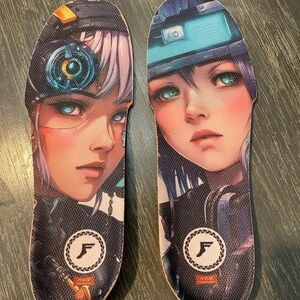 Graphic Printed unisex anime cartoon character shoe Insoles. universal size